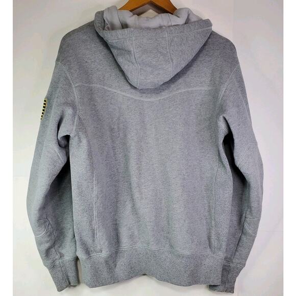 Under Armour Men's Size S Freedom x Project Rock Full Zip Hoodie Gray - Picture 4 of 13